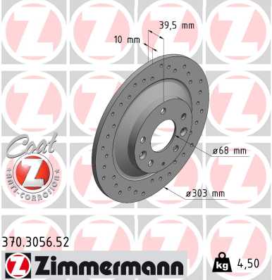 Brake Disc (Rear axle)  Art. 370305652