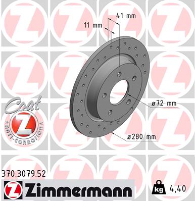 Brake Disc (Rear axle)  Art. 370307952