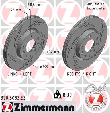 Brake Disc (Front axle)  Art. 370308353