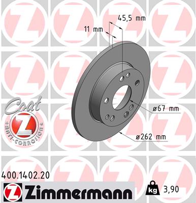 Brake Disc (Front axle)  Art. 400140220