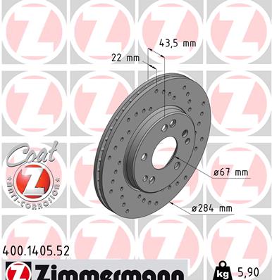 Brake Disc (Front axle)  Art. 400140552