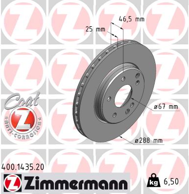 Brake Disc (Front axle)  Art. 400143520