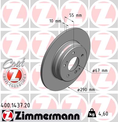 Brake Disc (Rear axle)  Art. 400143720