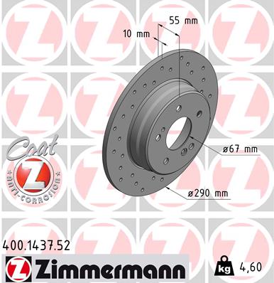 Brake Disc (Rear axle)  Art. 400143752