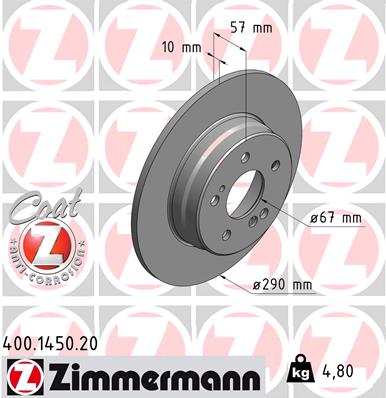 Brake Disc (Rear axle)  Art. 400145020