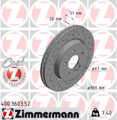 Brake Disc (Front axle)  Art. 400360352