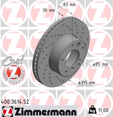 Brake Disc (Front axle)  Art. 400361452