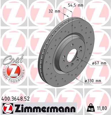 Brake Disc (Front axle)  Art. 400364852