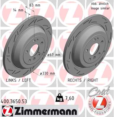 Brake Disc (Rear axle)  Art. 400365053