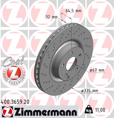 Brake Disc (Front axle)  Art. 400365920