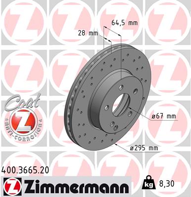 Brake Disc (Front axle)  Art. 400366520