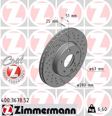 Brake Disc (Front axle)  Art. 400367852