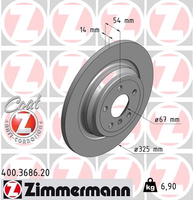 Brake Disc (Standard model)  Art. 400368620