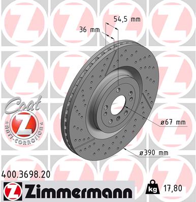 Brake Disc (Ventilated)  Art. 400369820