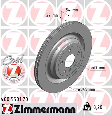 Brake Disc (Rear axle)  Art. 400550120