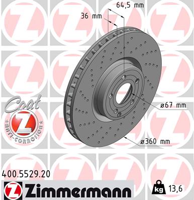 Brake Disc (Front axle)  Art. 400552920