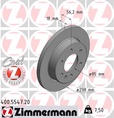 Brake Disc (Rear axle, both sides)  Art. 400554720