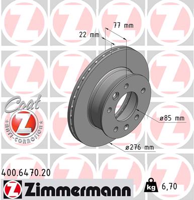 Brake Disc (Front axle)  Art. 400647020