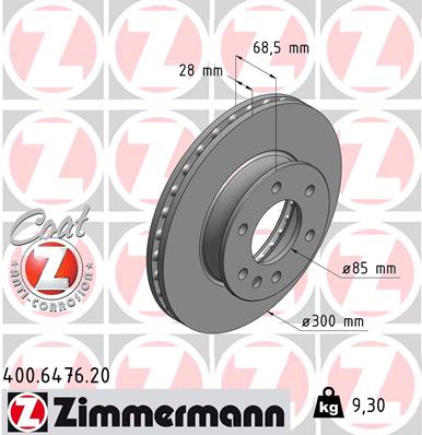 Brake Disc (Front axle)  Art. 400647620