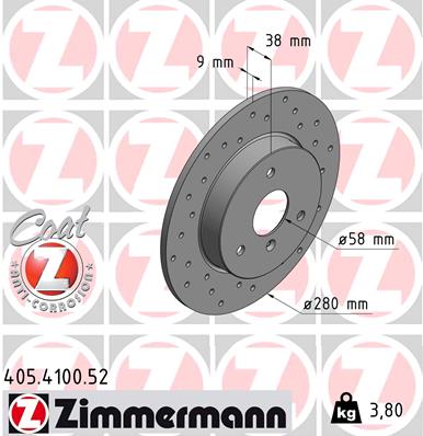 Brake Disc (Front axle)  Art. 405410052