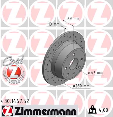 Brake Disc (Rear axle)  Art. 430146752