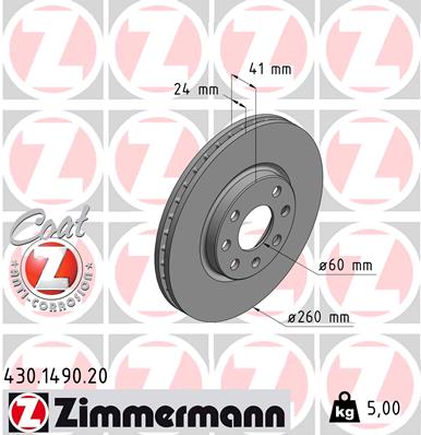 Brake Disc (Front axle)  Art. 430149020