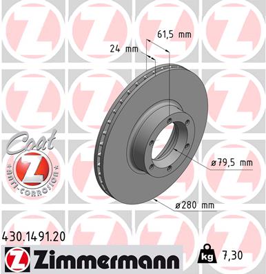 Brake Disc (Front axle)  Art. 430149120