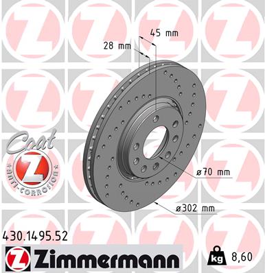 Brake Disc (Front axle)  Art. 430149552