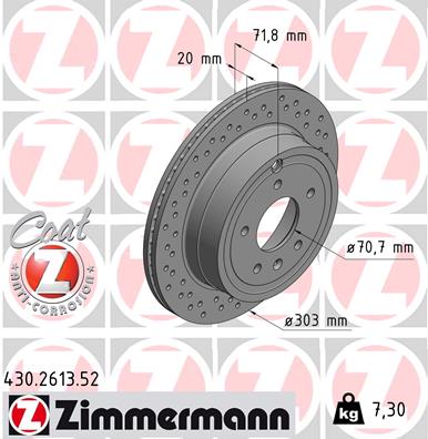 Brake Disc (Rear axle)  Art. 430261352