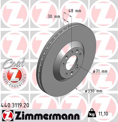 Brake Disc (Front axle)  Art. 440311920