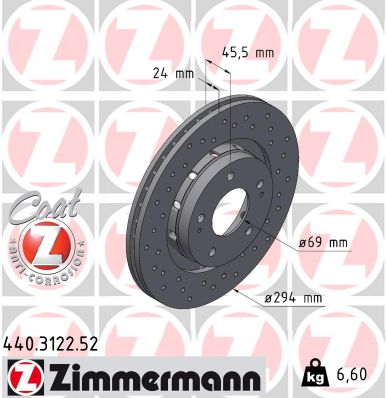 Brake Disc (Front axle)  Art. 440312252