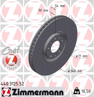 Brake Disc (Front axle)  Art. 440312552