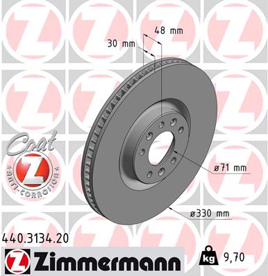 Brake Disc (Front axle)  Art. 440313420