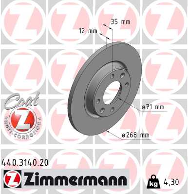 Brake Disc  Art. 440314020