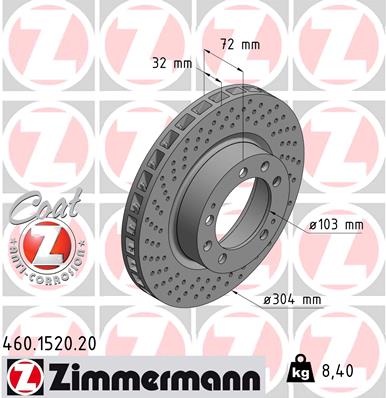 Brake Disc (Front axle)  Art. 460152020