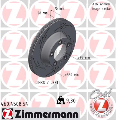 Brake Disc (Ventilated, inside)  Art. 460450854