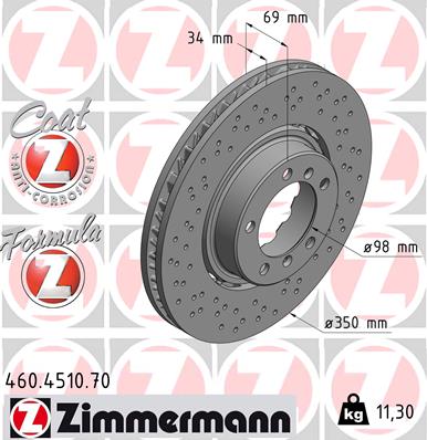 Brake Disc (Front axle, left)  Art. 460451070