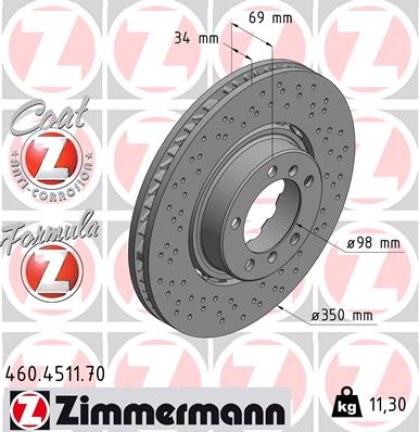 Brake Disc (Front axle, right)  Art. 460451170