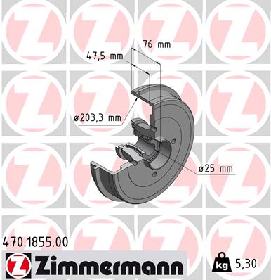 Brake Drum (203)  Art. 470185500