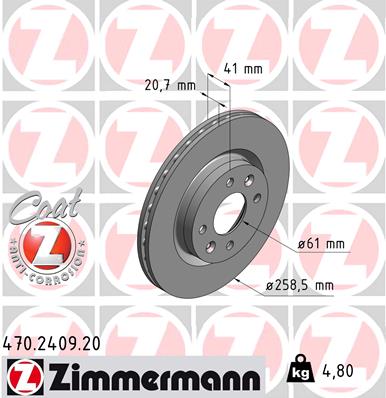 Brake Disc (Front axle)  Art. 470240920