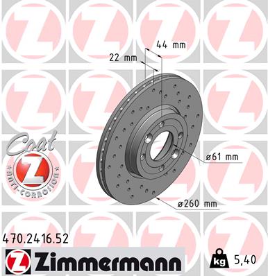 Brake Disc (Front axle)  Art. 470241652