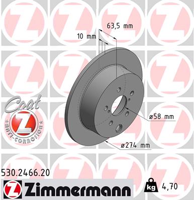 Brake Disc (Rear axle)  Art. 530246620