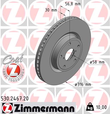 Brake Disc (Front axle)  Art. 530246720