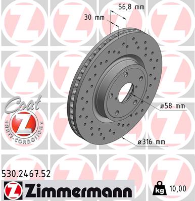 Brake Disc (Front axle)  Art. 530246752