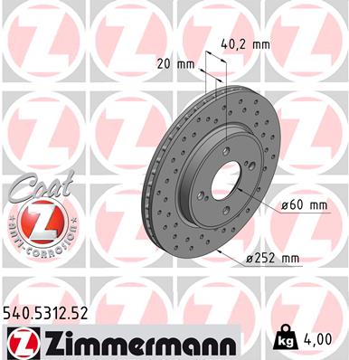 Brake Disc (Front axle)  Art. 540531252