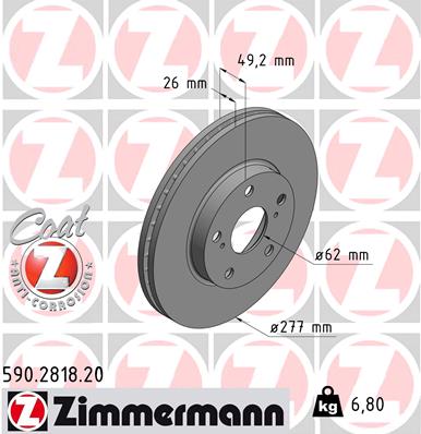 Brake Disc (Front axle)  Art. 590281820