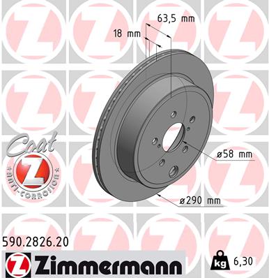 Brake Disc (Rear axle)  Art. 590282620