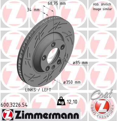 Brake Disc (Front axle, left)  Art. 600322654