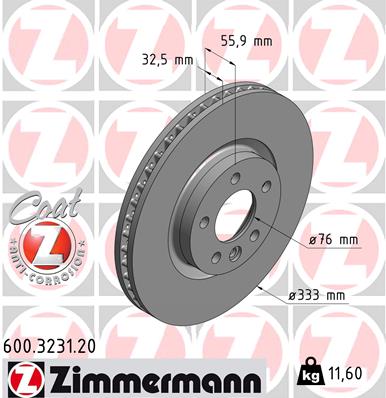 Brake Disc (Front axle)  Art. 600323120