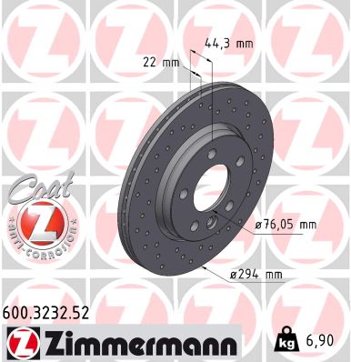 Brake Disc (Rear axle)  Art. 600323252